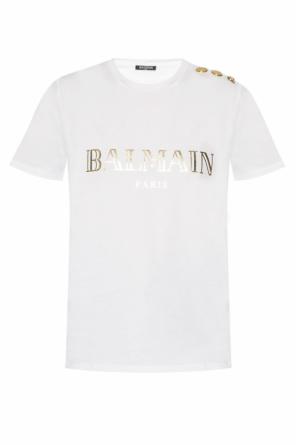 T-shirt with decorative buttons, zdjęcie 1 T-shirt with decorative buttons od Balmain